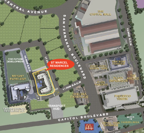 St. Marcel Residences Vicinity Map